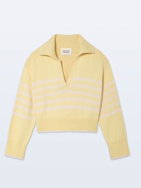 White + Warren Varsity Cotton Stripe Polo